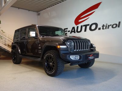 Jeep Wrangler Unlim.Sahara OVERLAND 2,2CRDi Aut. *VOLL *PANO *AHK Unlimited Sahara bei ZH E-AUTO.tirol GmbH in 